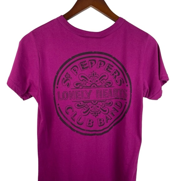 Junk Food | Purple Beatles Sgt Peppers Band Tee Shirt New - Picture 5 of 9